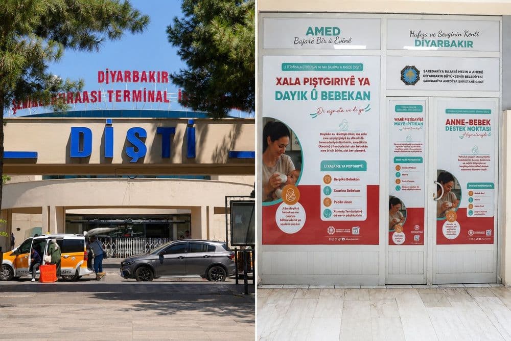 Otogarda bebeklere ücretsiz destek noktası