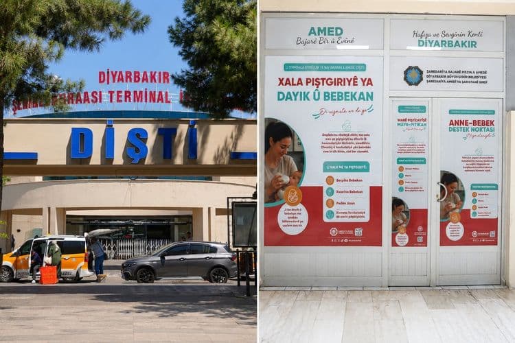 Otogarda bebeklere ücretsiz destek noktası