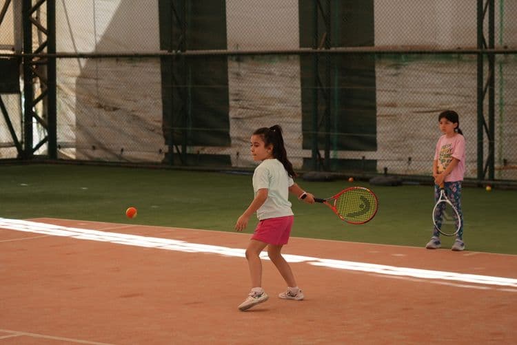 Diyarbakır’da tenis kortlarına yoğun ilgi: 6 ayda 540 kursiyer 2