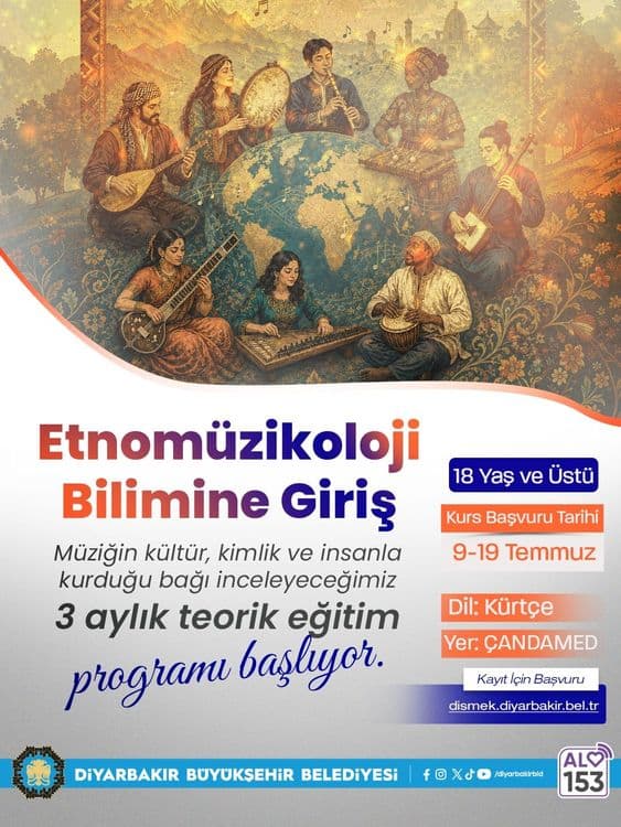 Kürtçe etnomüzikoloji kursu başlıyor 3