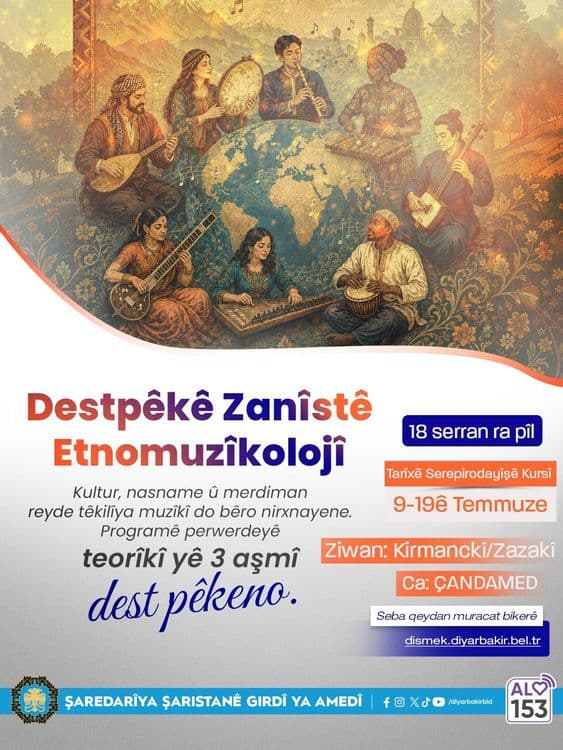 Kürtçe etnomüzikoloji kursu başlıyor 4