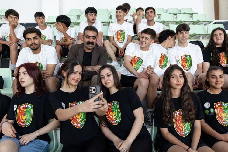 Eşbaşkan Hatun’dan sınava hazırlanan genç sporculara moral ziyareti 5