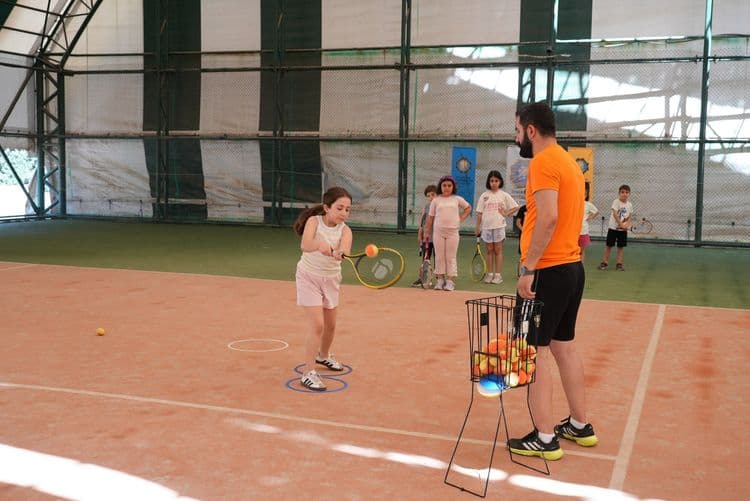 Diyarbakır’da tenis kortlarına yoğun ilgi: 6 ayda 540 kursiyer 7