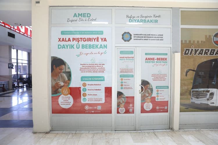 Otogarda bebeklere ücretsiz destek noktası 4