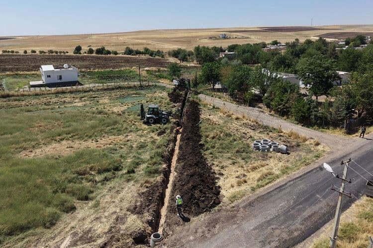 DİSKİ, Sayarlar ve Aktepe’ye 5 kilometrelik atık su hattı döşüyor 2