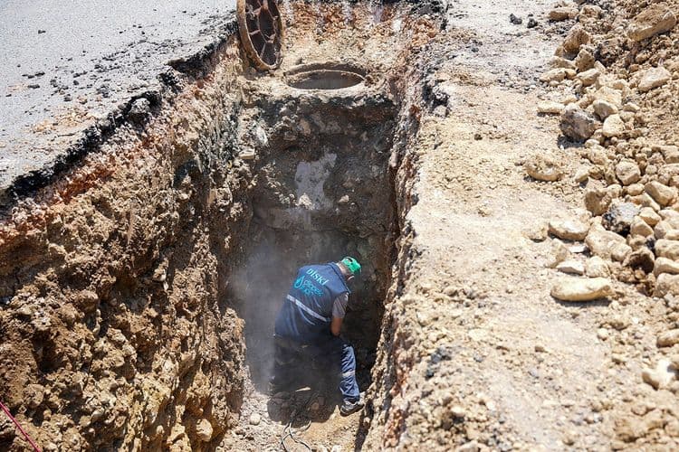 DİSKİ, Hani’de yeni yerleşim alanları için kanalizasyon hattı çalışması başlattı 4