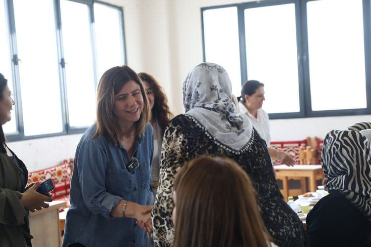 Eşbaşkanlar Kocaköy’de kadınların taleplerini dinledi 30