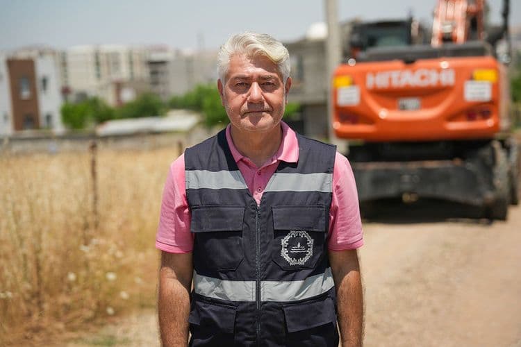 DİSKİ, Bismil Kooperatif Mahallesi'ne 10 bin metrelik kanalizasyon şebekesi döşüyor 6
