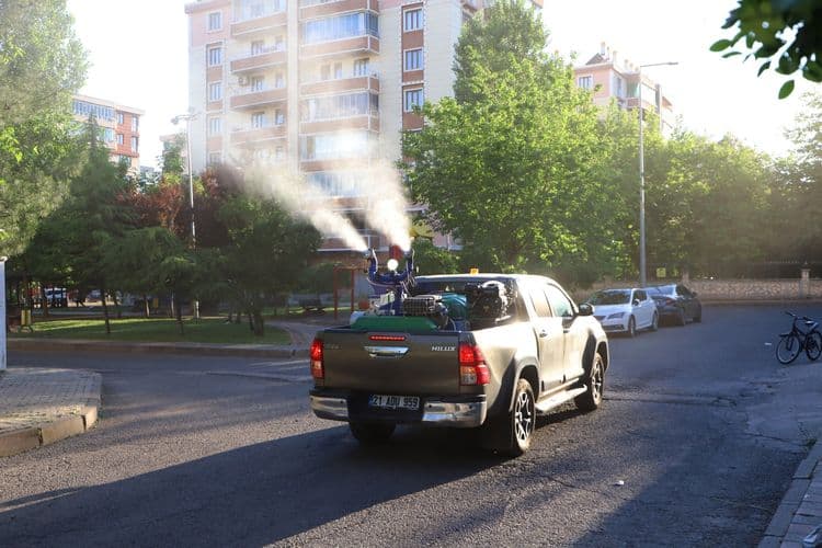 DBB’den 17 ilçede ULV destekli ilaçlama çalışması 6