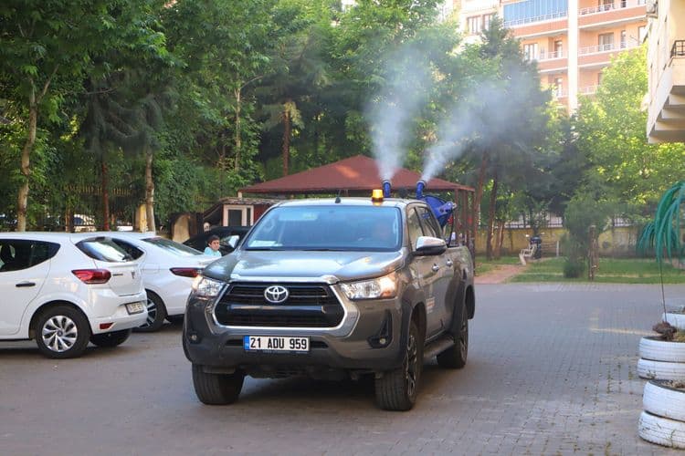 DBB’den 17 ilçede ULV destekli ilaçlama çalışması 7