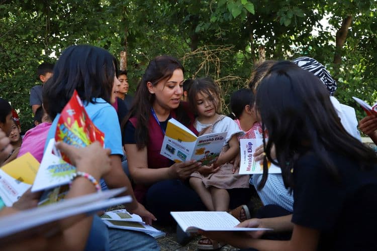 Masal Sandığı kırsal mahallelerde çocuklarla buluştu 10