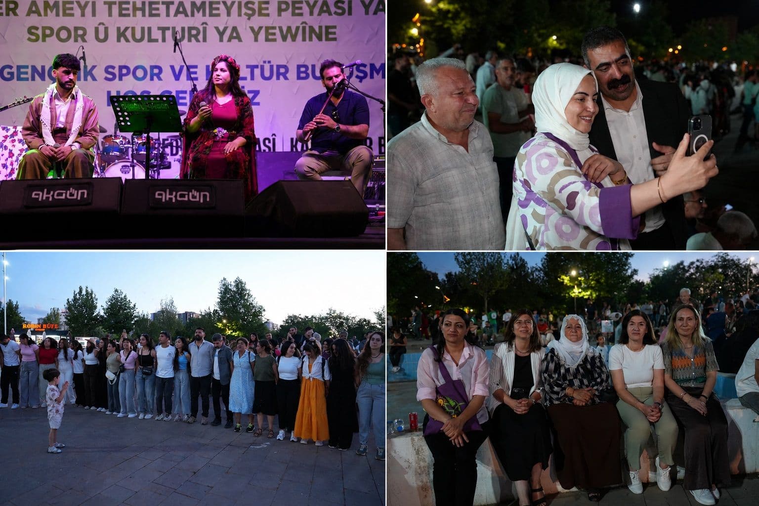 Eşbaşkanlar, Gençlik, Spor ve Kültür Buluşmasına katıldı