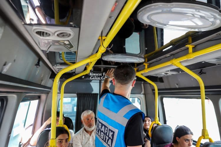 Toplu taşıma araçlarına yönelik denetimler sürüyor 10