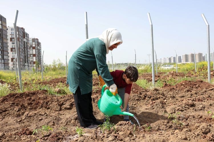 Kadın Komün Kent Bostanı’nda fideler toprakla buluştu
10