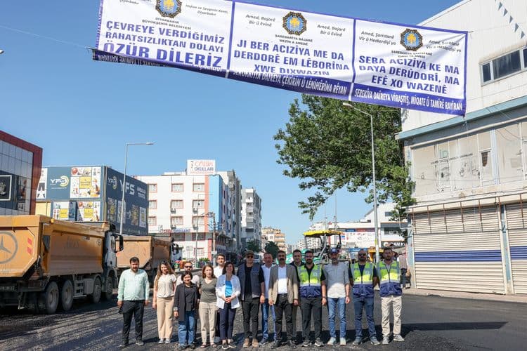 Eşbaşkanlar asfalt sezonunun startını verdi 6