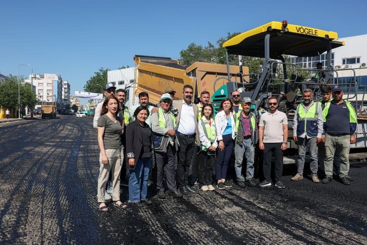Eşbaşkanlar asfalt sezonunun startını verdi 8