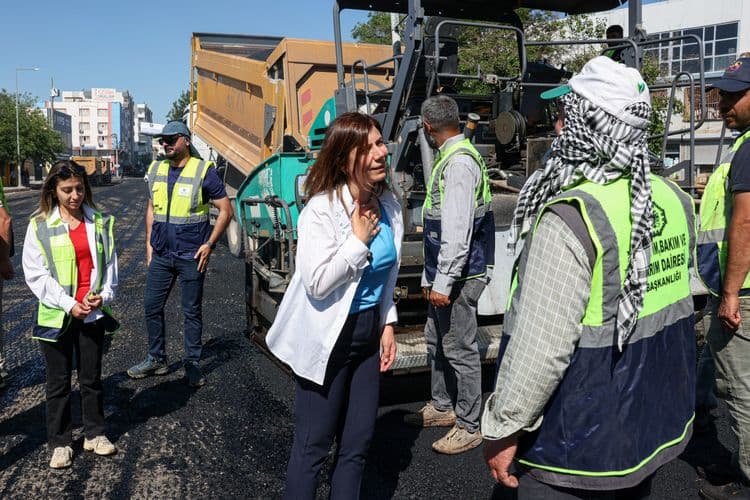 Eşbaşkanlar asfalt sezonunun startını verdi 9