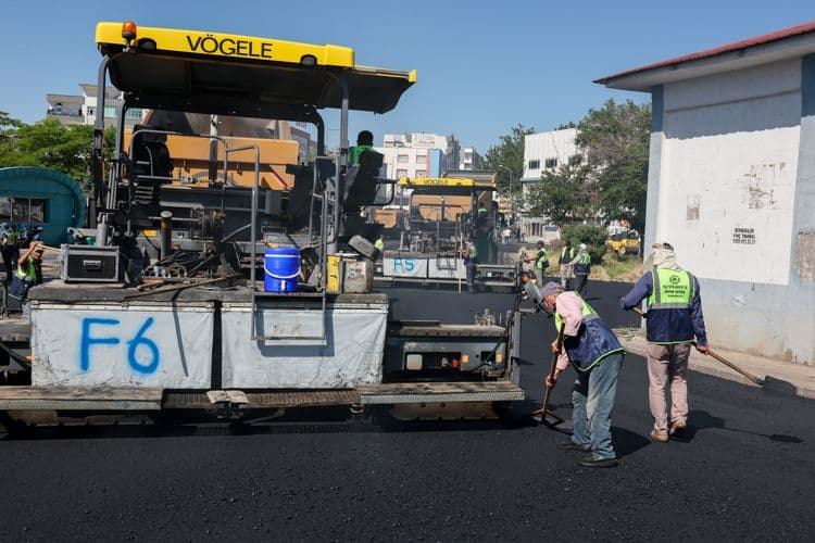 Eşbaşkanlar asfalt sezonunun startını verdi 15
