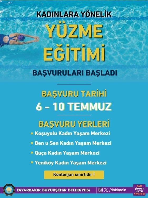 DBB'den kadınlara ücretsiz yüzme eğitimi 2