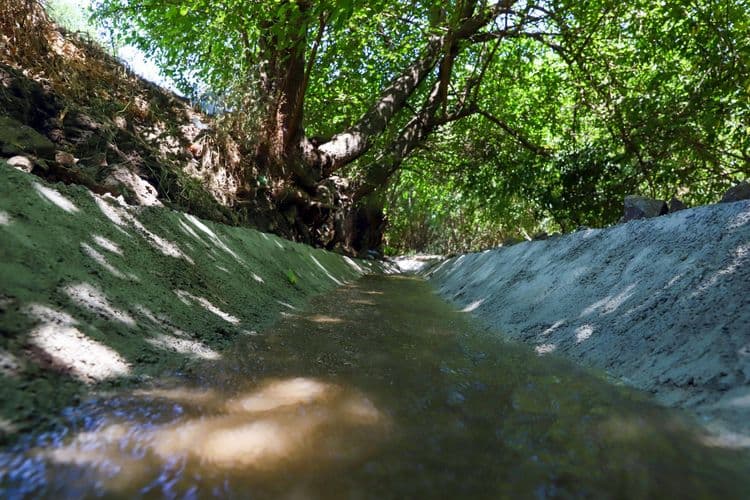 Hevsel Bahçeleri’ne temiz su sağlayan kanal tamamlandı 9