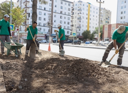 Bağlar ilçesinin cadde ve bulvarları yenileniyor