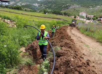 DİSKİ, Hazro’da 7 yıllık su sorununu çözdü