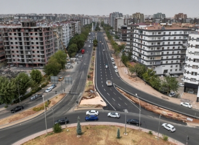 Selahaddin Eyyubi Bulvarı’nın bir kısmı asfaltlanarak hizmete açıldı