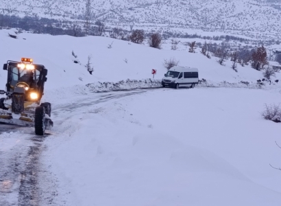 Kırsal mahalle yolları ulaşıma açılıyor