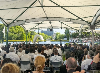 Co-Mayor Bucak Attends Hiroshima Commemoration