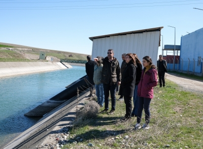 Eşbaşkanlar Dicle’de içme suyu altyapı tesislerini yerinde inceledi