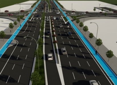 Fırat Bulvarı’nda ulaşım ve peyzaj birlikte yenileniyor