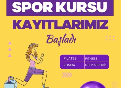 Kadınlara yönelik spor kursları için kayıtlar başladı