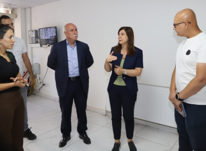 Eşbaşkan Bucak, Çermik’te sosyal yaşamı güçlendirecek merkezde incelemelerde bulundu