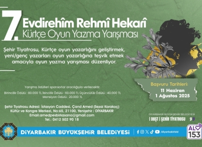 DBŞT Kürtçe oyun yazma yarışması düzenliyor