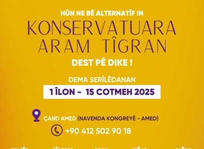 Konservatuara Aram Tîgran dîsa tê vekirin