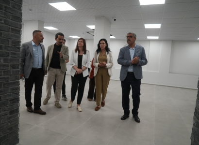 Eş Başkanlar, açılacak 2 yeni kütüphane alanını yerinde inceledi