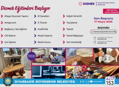 Ji DÎSMEK’ê 15 kursên nû