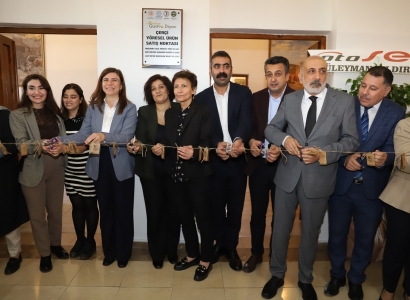 Eşbaşkanlar, ‘Çerçi Satış Noktası’ açılışına katıldı