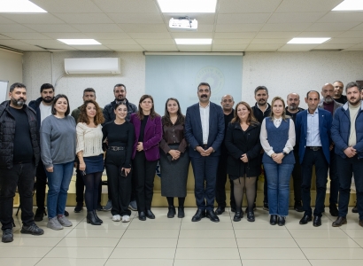 Eşbaşkanlar, KESK Diyarbakır Şubeler Platformu’nu ziyaret etti