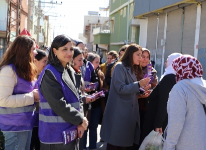 Çermik ve Ergani’de 8 Mart çalışması