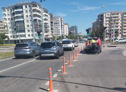 Yollar yaya ve araçlar için daha güvenli hale getiriliyor