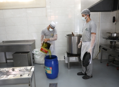 Atık yağların toplanması için esnaflarla protokol yapıldı