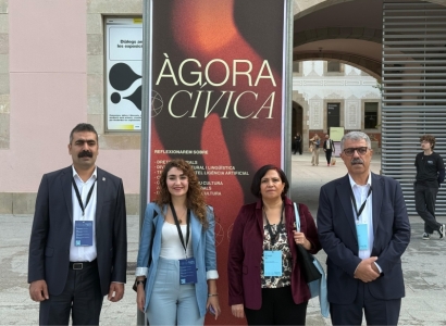 Co-Mayor Hatun attended the Agora Civica event in Barcelona