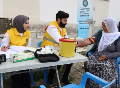 Görlek mezrasında kadın buluşması: Sağlık hizmeti ve dayanışma bir arada