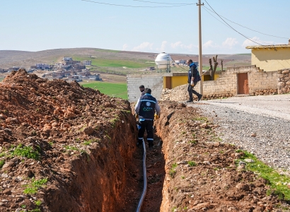 Li Qerhêta Çinarê xebata xeta ava vexwarinê bi dawî bû