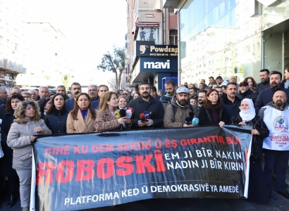 Co-Mayors attend statement marking anniversary of the Roboski massacre