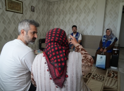 Bayram öncesi 600 yurttaş evlerinde ziyaret edildi