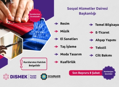 Applications open for free vocational and arts courses at DİSMEK
