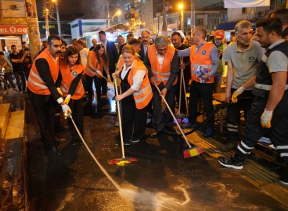 DBB Eş Başkanları temizlik kampanyasının startını verdi
