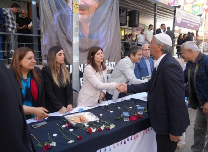 Eş Başkan Bucak, Önder’in taziyesini ziyaret etti